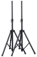 ECO SSK200A Black Комплект из 2-х стоек ECO SS019 и чехла, высота стойки 115-180 см, вес 2.1 кг, нагрузка 45 кг, цвет черный