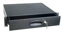Proel ADRK2CR Рэковый ящик с замком 19": 2U, глубина: 358мм, цвет: черный.