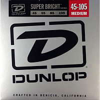 DUNLOP DBSBN45105 Super Bright Nickel Wound Bass 45-105 струны для бас-гитары