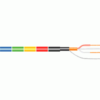 Tasker C301-GREY  эластичный микрофонный кабель OFC 2х0.22 кв.мм, цвет серый
