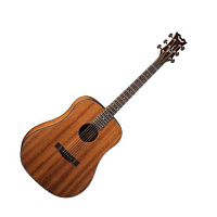 Dean AX D MAH  акустическая гитара, дредноут, 25 1/2", красное дерево, цвет натуральный матовый