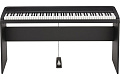 KORG B2-BK цифровое пианино, взвешенная клавиатура, 12 тембров , педаль, адаптер питания в комплекте, цвет черный, полифония 120 голосов