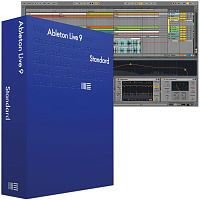 Ableton Live 9 Standard EDU  Комплект программного обеспечения, программная студия, включающая в себя Live 9, звуковые библиотеки набора Standard, образовательная версия