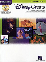 HL00841938 - Disney Greats: Trumpet - книга: сборник хитов Диснея для игры на трамбоне, язык - английский