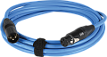 Cordial CPM 10 FM BLUE микрофонный кабель XLR female - XLR male, разъемы Neutrik, длина 10 метров, цвет синий