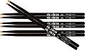 VIC FIRTH 5AB  барабанные палочки, тип 5A с деревянным наконечником, черного цвета, материал - гикори, длина 16", диаметр 0,565", серия American Classic