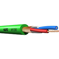 Klotz MY206GN  Микрофонный кабель сверхгибкий, 6 мм, 2x0.22 кв.мм, витой экран, зеленый
