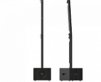 K-ARRAY KR102 II  Активный звуковой комплект: 1 KS1I + 1 KS1PI + 2 KK102I, черный цвет 