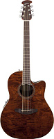 OVATION CS24P-NBM Celebrity Standard Plus Mid Cutaway Nutmeg Burled Maple электроакустическая гитара