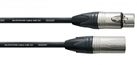 Cordial CXM 10 FM микрофонный кабель XLR female/XLR male, разъемы Neutrik, 10,0 м, черный