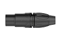 ROXTONE RX3F-BS Разъем XLR кабельный, "мама", 3-контактный, цвет черный, HQ