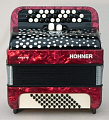 HOHNER Nova II 48 (A4253) red  детский кнопочный аккордеон, двухголосный