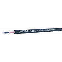 QUIK LOK CS535BK инструментальный кабель с низким уровнем шума, d=6mm, бухта (цена за метр)