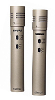 SHURE KSM137/SL ST PAIR подобранная стерео пара студийных конденсаторных инструментальных микрофонов с кейсом