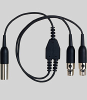SHURE AXT652 соединительный Y-кабель 2 TA4F TO TA4M для систем Axient