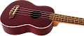 FLIGHT NUS380 CORAL  укулеле сопрано, цвет красный, корпус сапеле