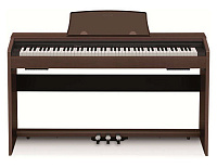 Casio PX-770BN  цифровое фортепиано, 88 клавиш, 128 полифония, 19 тембров, 4 хоруса, 4 реверберации, цвет коричневый