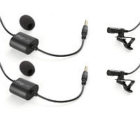 IK MULTIMEDIA iRig Mic Lav 2 Pack комплект из двух петличных микрофонов с прищепкой для аналогового подключения к iOS и Android