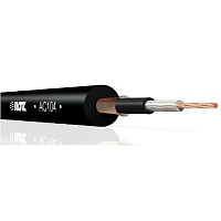 KLOTZ AC104SW инструментальный кабель, диаметр 6.1 мм., медная жила 7х0,20 мм., цвет черный, цена за метр
