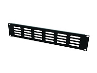 Omnitronic 19" Front panel - 1U  вентиляционная панель -заглушка, черная, 1U. Материал - 1,2 мм сталь, чёрное порошковое покрытие. Размеры 480х44,5 мм.