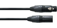 Cordial CRM 20 FM-BLACK микрофонный кабель XLR female/XLR male, разъемы Neutrik, 20,0 м, черный
