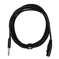 ROCKDALE XF001-3M микрофонный кабель XLR мама - стерео джек 6.3 мм, длина 3 метра