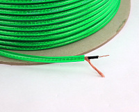 AuraSonics IC124CB-TGR инструментальный кабель, диаметр 6 мм, прозрачный зеленый