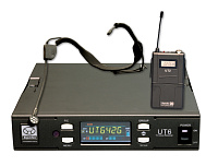 Superlux UT62/30 радиосистема с поясным передатчиком и головным микрофоном Superlux PRA30TQG