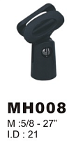 VESTON MH008  держатель микрофонный, диаметр 27-30 мм, резьба 5/8"