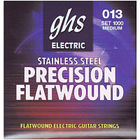 GHS 1000 струны для электрогитары, 13-54, плоская обмотка, нержавеющая сталь