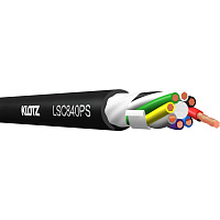 KLOTZ LSC840PS спикерный кабель, диаметр 16.6 мм, медная жила 8х4 мм, всепогодный, цвет чёрный, цена за метр