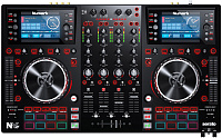 NUMARK NVII DJ-контроллер для Serato DJ Pro (в комплекте), полноцветные дисплеи для каждой деки, микшер 4 канала