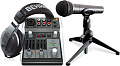 Behringer Podcastudio 2 USB набор для записи: пульт 302USB, микрофон XM8500, наушники HPS 1000