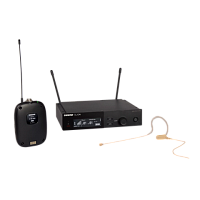 SHURE SLXD14E/153T H56 радиосистема с поясным передатчиком SLX-D и микрофоном MX153T, 518-562 МГц