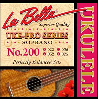 LA BELLA Set 200 Soprano  струны для укулеле сопрано