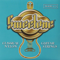 LA BELLA 1S Sweetone - струны для классической гитары - белый нейлон, обмотка серебро