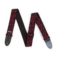 Dunlop D3811RD Classic Flambe Red  гитарный ремень