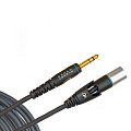 PLANET WAVES PW-GMMS-10 микрофонный кабель Jack 1/4" - XLR папа симметричный, 3 метра
