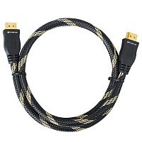 Dune HDMI-HDMI-1.5-1.4-28-3D  HDMI-HDMI кабель, 1.5 м, диаметр 6.5, поддержка HDMI 1.4A (3D, Ethernet, 4K, ARC, ACS)