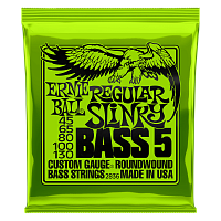 Ernie Ball 2836 струны для 5-струнной бас-гитары Nickel Bass Reguilar Slinky 5 (45-65-80-100-130)
