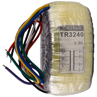 Audac TR3240 Тороидальный трансформатор, 240 Вт/100/70/50 В, 2/4/8 Ом