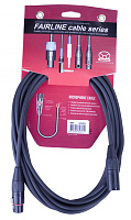 Superlux SFM5.0FM балансный микрофонный кабель 5 м, XLR3F - XLR3M, жила 0,2 мм