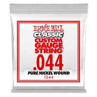 ERNIE BALL 1244 Classic Pure Nickel Wound .044  Струна одиночная для электрогитары Эрни Болл