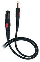 PROEL DH200LU3 кабель микрофонный Jack mono 6.3 мм - XLR-"мама", длина 3 метра