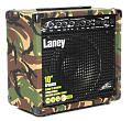 Laney LX35R CAMO Гитарный комбо 35 Вт, динамик 10", 2 канала с 3-полосным эквалайзером и дисторшном, пружинный ревербератор
