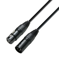 Adam Hall K3 DMF 1000  DMX-кабель, 3-pin XLR (M) - XLR (F), длина 10 метров