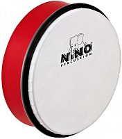 MEINL NINO4R  бубен (ручной барабан) 6" с колотушкой красный, мембрана пластик