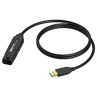 Procab BXD630/10 Активный удлинительный кабель USB 3.2 типа А (розетка-вилка), длина 10 метров