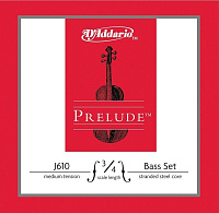 D'ADDARIO J610 3/4M струны для контрабаса Prelude, Medium