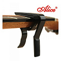 ALICE A007D/BK-C Каподастр для классической гитары, металлический на пружине, быстрозажимной, черный